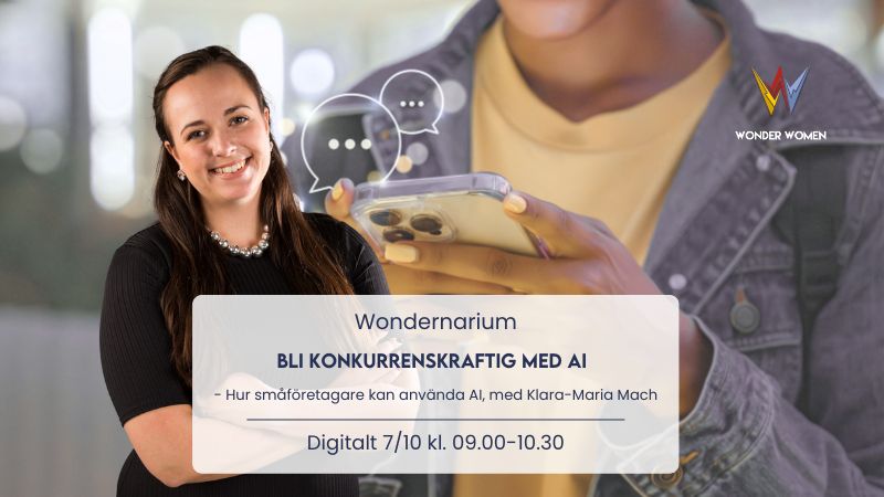 Wondernarium - Ai för småföretagare med Klara-Maria Mach, 7/10
